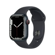 Apple Watch Series 7 (GPS + Cellular, 41mm) Midnight Aluminum Case with Midnight Sport Band