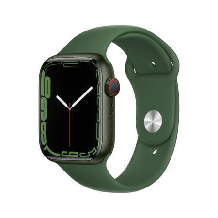 Apple, MKJ93LL/A , Watch Series 7 GPS + Cellular, Aluminum Clover Sport Band, Green/45mm, 1, 1