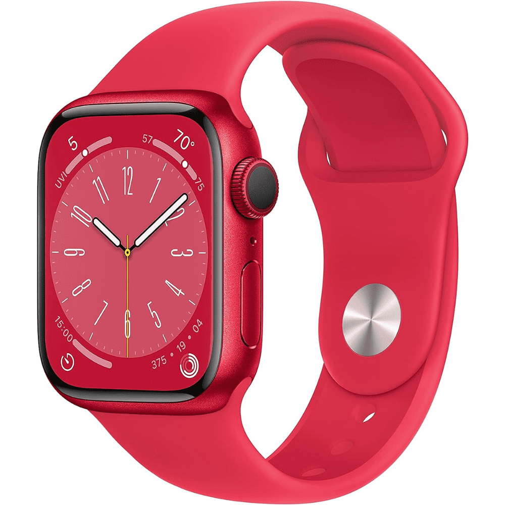 Apple Watch Series 8 41mm WIFI Red w/ SM Red Sport Band- A Grade