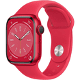 thumbnail image 1 of Apple Watch Series 8 41mm WIFI Red w/ SM Red Sport Band- A Grade, 1 of 3