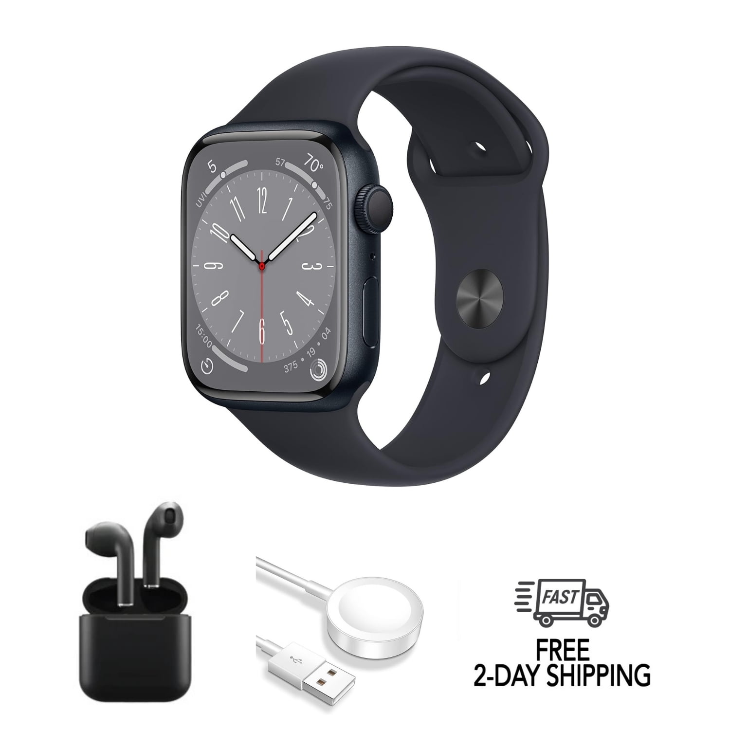 Pre-Owned Apple Watch Series 8 Aluminum 45mm A2771 (GPS Only, No