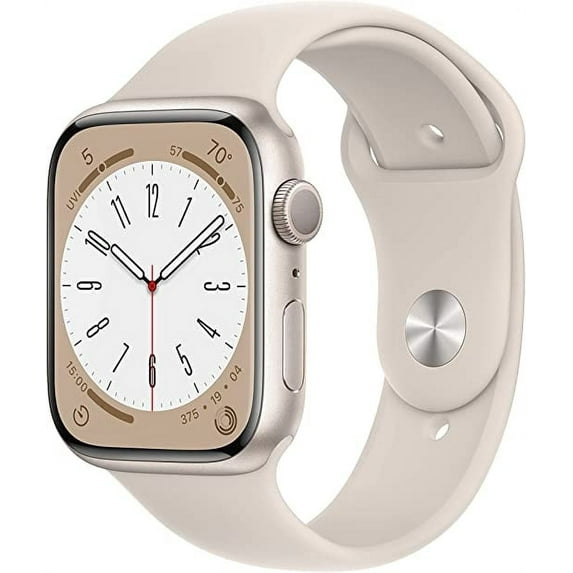 Open Box Apple Watch Series 8 (GPS) 45mm Starlight Aluminum Case/Starlight Sport Band