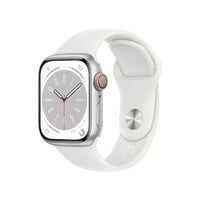 Deals on Apple Watch Series 8 GPS + Cellular 41mm Silver Aluminum Case