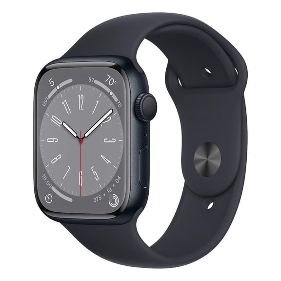 Restored Apple Watch Series 8 Smartwatch, GPS and Cellular, 18 Hour Battery Life, 32 GB, Aluminum Case with Midnight Sport Band, Midnight/41mm, 1, 1, 1