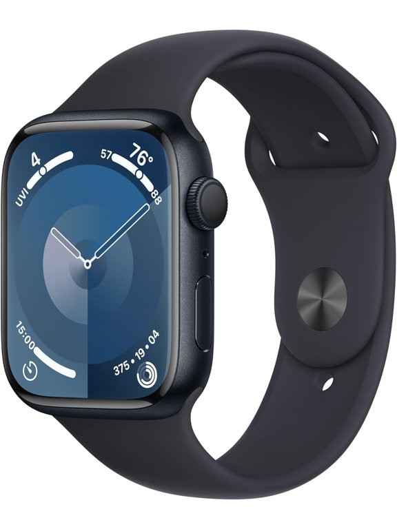 Pre-Owned Apple Watch Series 9 GPS 45mm Starlight Aluminum Case with Starlight Sport Band, 6 Ounce, 1 Piece