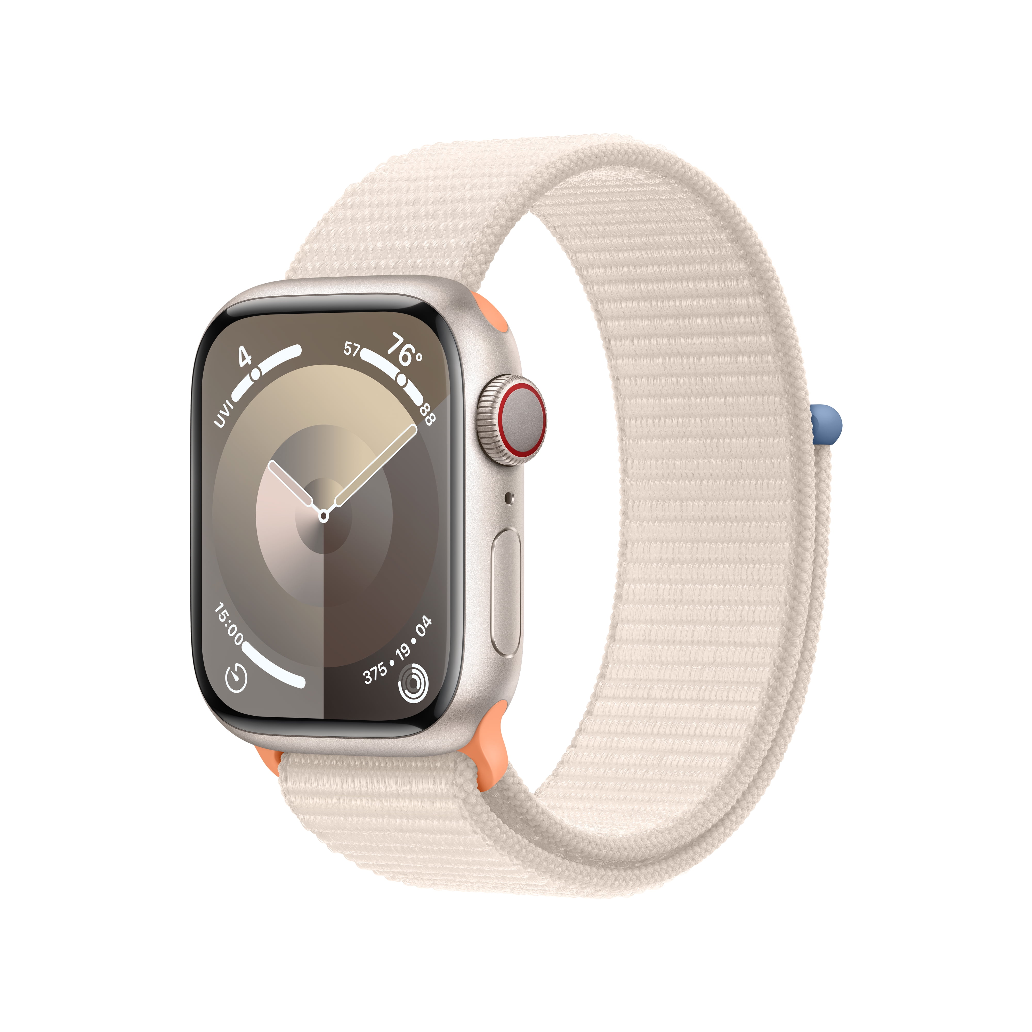 Apple Watch Series 9 GPS + Cellular mm Starlight Aluminum Case