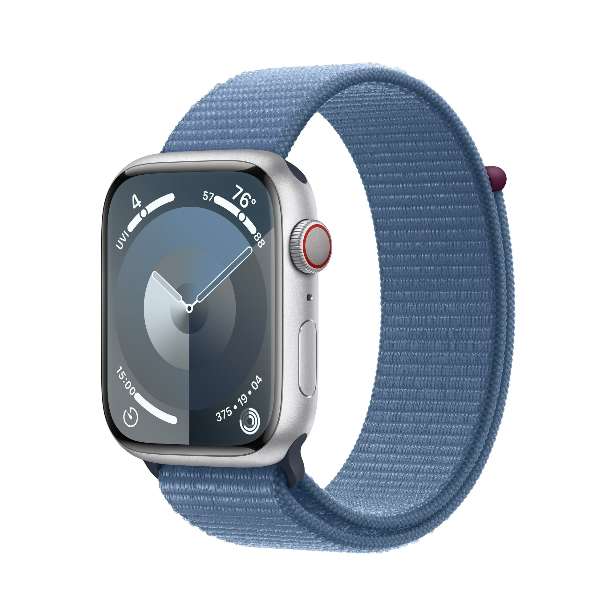 Apple Watch Series 9 GPS + Cellular 45mm Silver Aluminum Case with