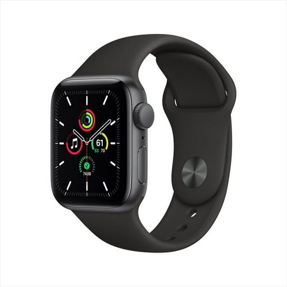 Pre-Owned Apple Watch Series SE GPS, 40mm Space Gray Aluminum Case with Black Sport Band