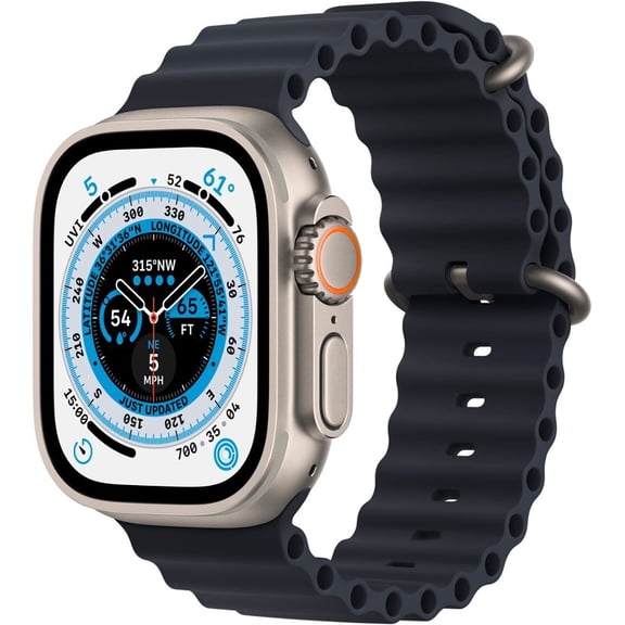 Pre-Owned Apple Watch Series Ultra (GPS + LTE) 49MM Titanium Case Midnight Ocean Band