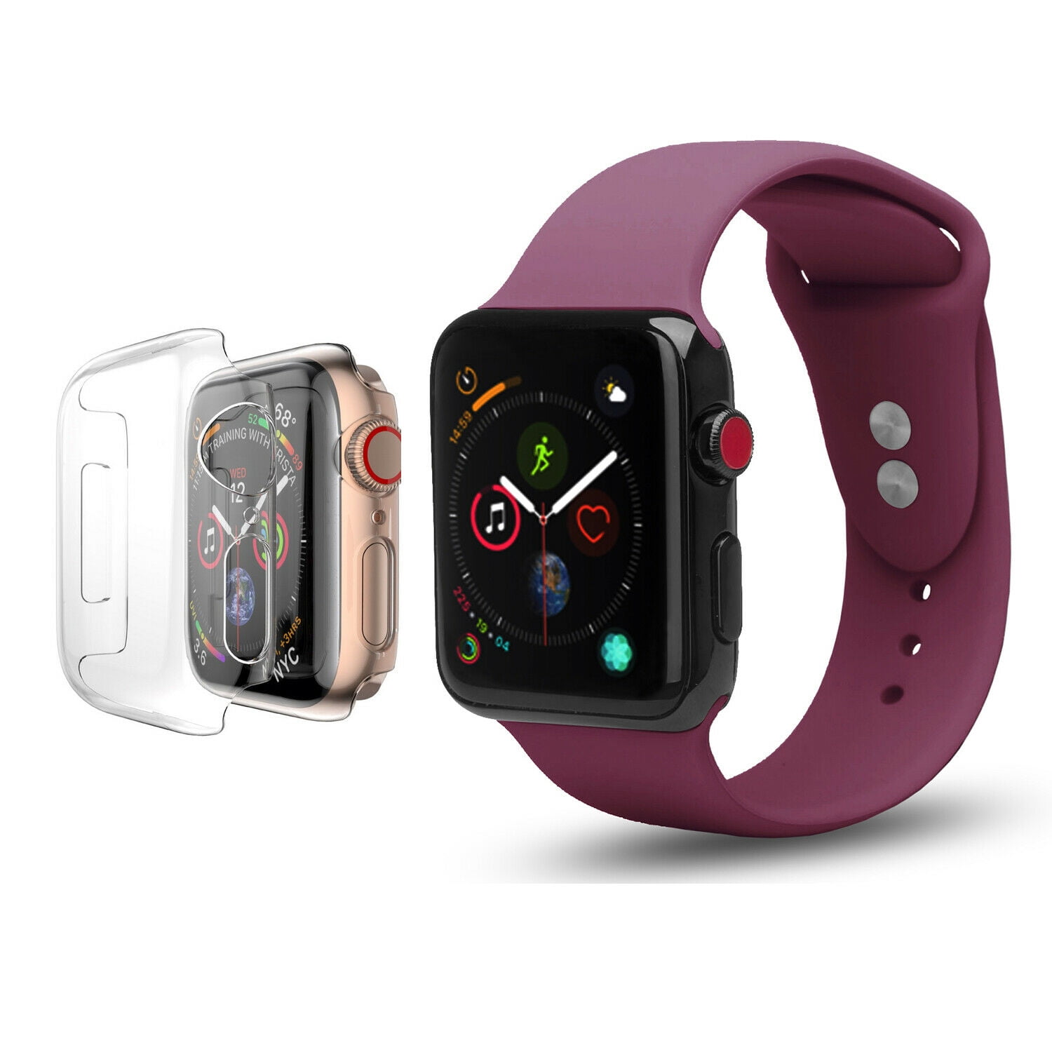 Apple Watch Soft Silicone Replacement Bands 42mm Series 1/2  display picture 3