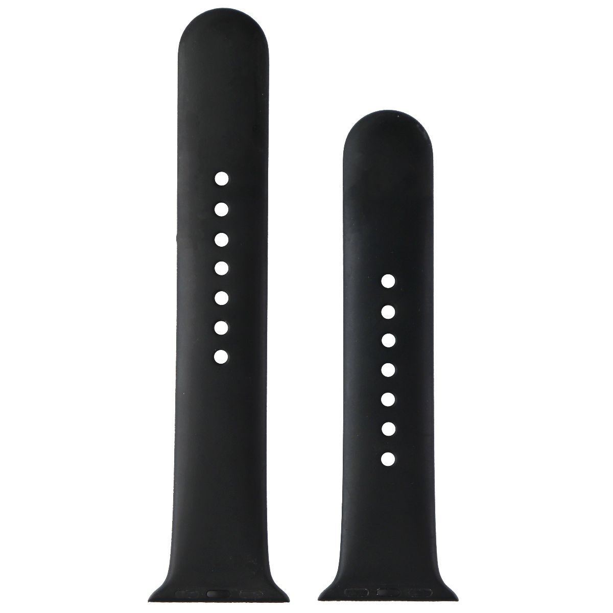 Apple Watch Sport Band (38mm) S/M & M/L Bands ONLY (No Clasp) Black (Used)