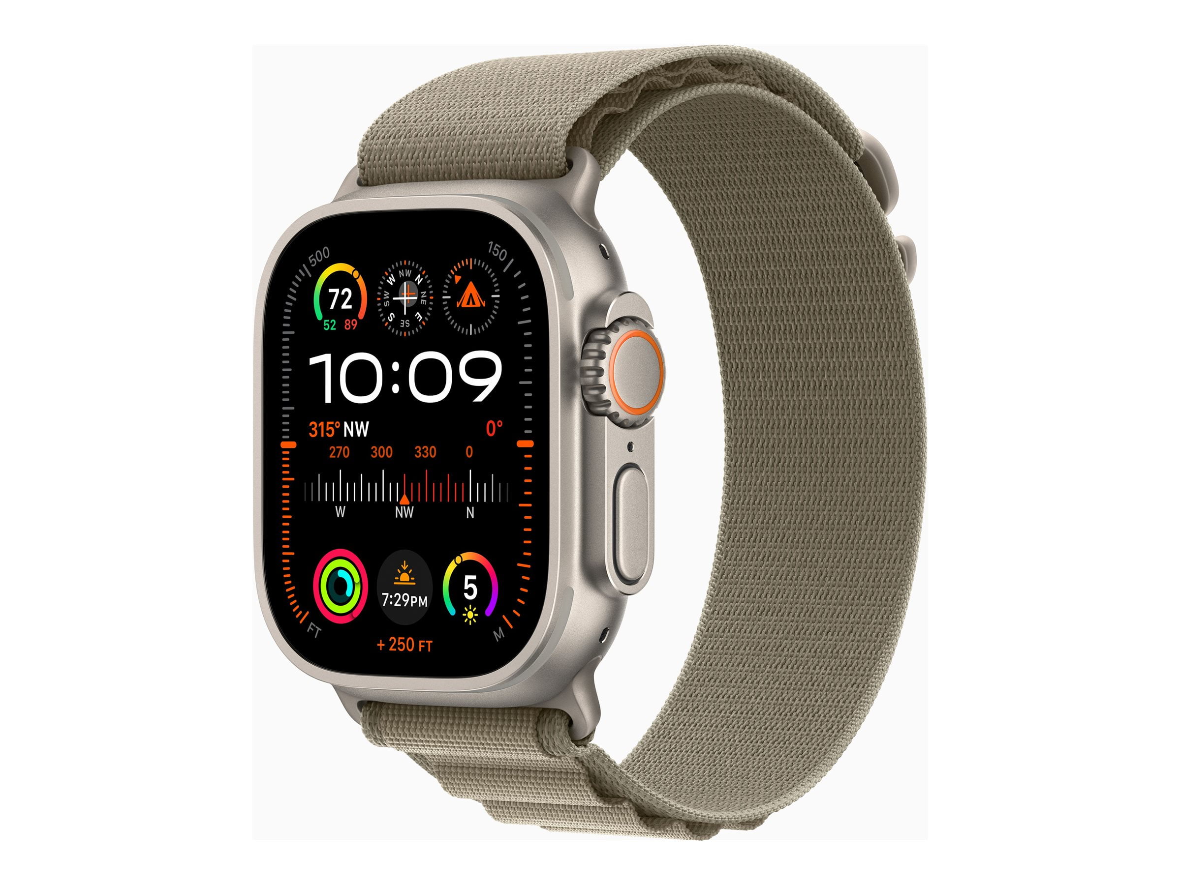 その他 APPLE WATCH 42 Apple Watch Ultra 2 GPS + Cellular, 49mm Titanium Case with Olive