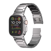 Titanium Band with Magnetic Clasp and DLC Coating, Compatible with Apple Watch Ultra 3/2/1, 49mm
