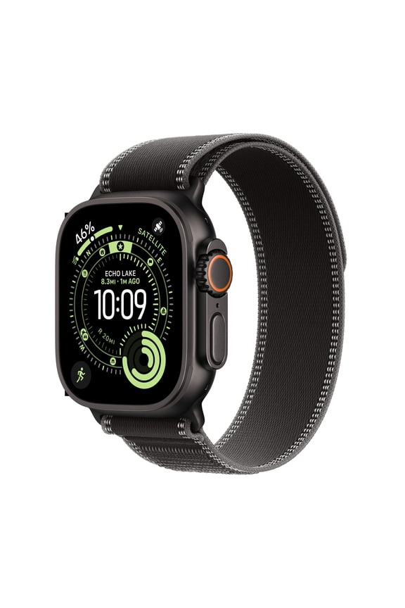 Watch Ultra 3 GPS + Cellular 49mm Black Titanium Case with BlackCharcoal Trail Loop - SM