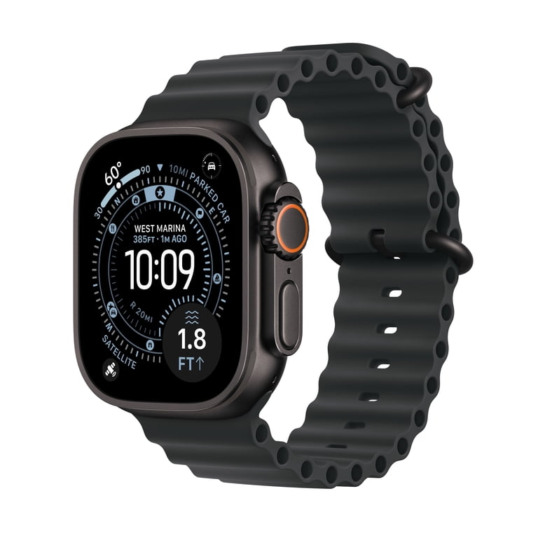 Apple Watch Ultra 3 GPS + Cellular 49mm Black Titanium Case with