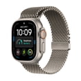 thumbnail image 1 of Apple Watch Ultra 4 GPS + Cellular 49mm Natural Titanium Case with Natural Titanium Milanese Loop - S, 1 of 7