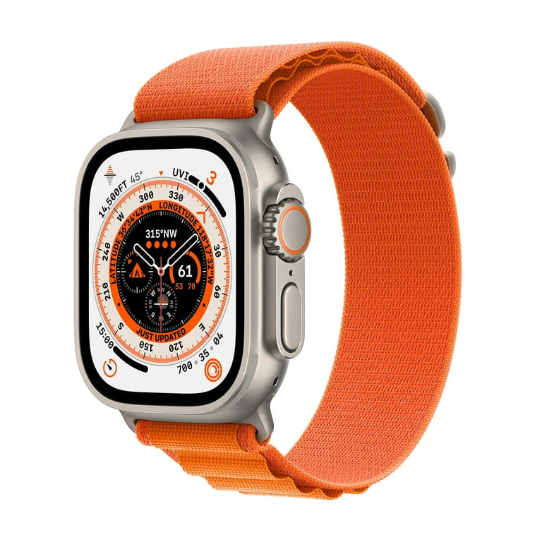 Apple Watch Ultra GPS Cellular 49mm, Rugged Titanium Case