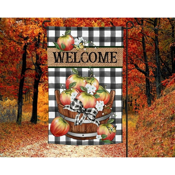 Apple Welcome Adorable Flag