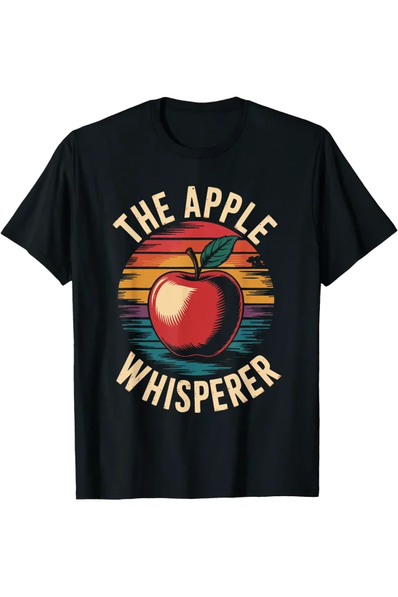 Apple Whisperer Fruit Lover Picking Funny Farm Farmer T-Shirt