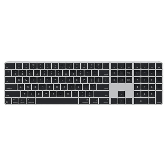 Apple Wireless USB-C Magic Keyboard with Touch ID and Numeric Keypad, US English, Black Keys