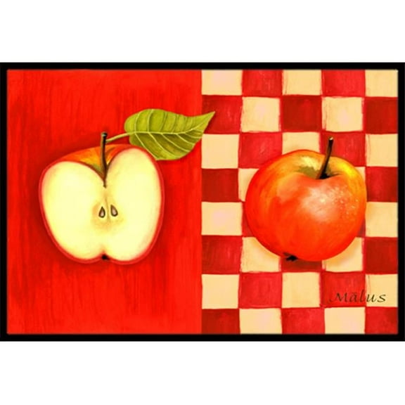 Apple by Ute Nuhn Indoor or Outdoor Mat - 24 x 36