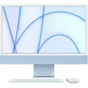 Apple iMac 24" All-In-One Computer, Apple M1, 8GB RAM, 256GB SSD, macOS Big Sur, Blue, MJV93LL/A