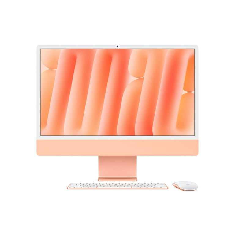 【中古品】Apple iMac M1 16GB/256GB (オレンジ) Refurbished 24-inch iMac Apple M1 Chip with 8‑Core CPU and 8