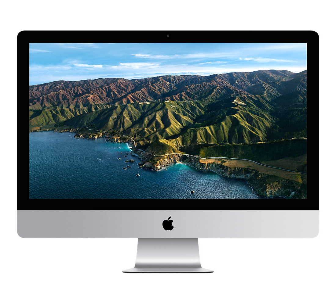 Apple iMac All-in-One Desktop 27-inch (5K) 3.6GHZ 8-Core i9 (2020) 256GB Flash & 8GB RAM-Mac OS/Win 10 Pro (Used) - image 1 of 5
