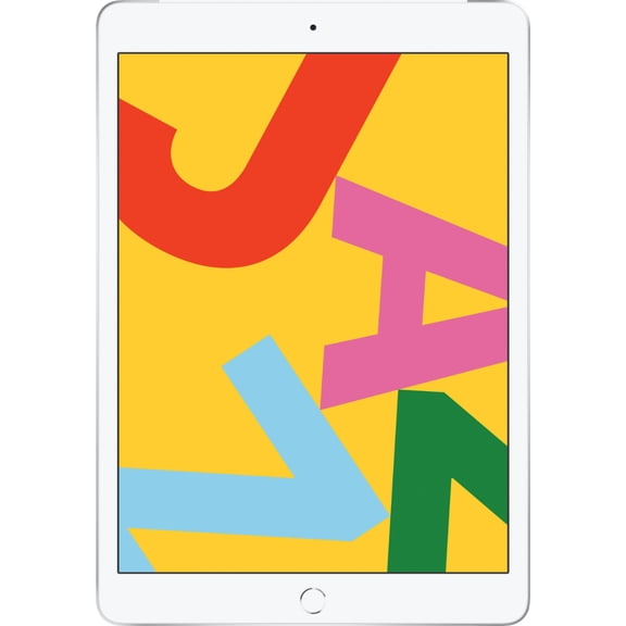 Restored Apple iPad 10.2" 7th Generation Silver 128GB Wi-Fi Tablet