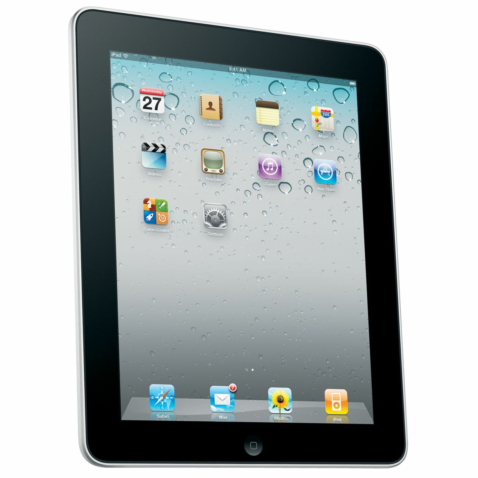 Underholde til stede Dolke Apple iPad 2 MC954LL/A Tablet, 9.7" XGA, Cortex A9 Dual-core (2 Core) 1  GHz, 16 GB Storage, iOS 7, Black - Walmart.com