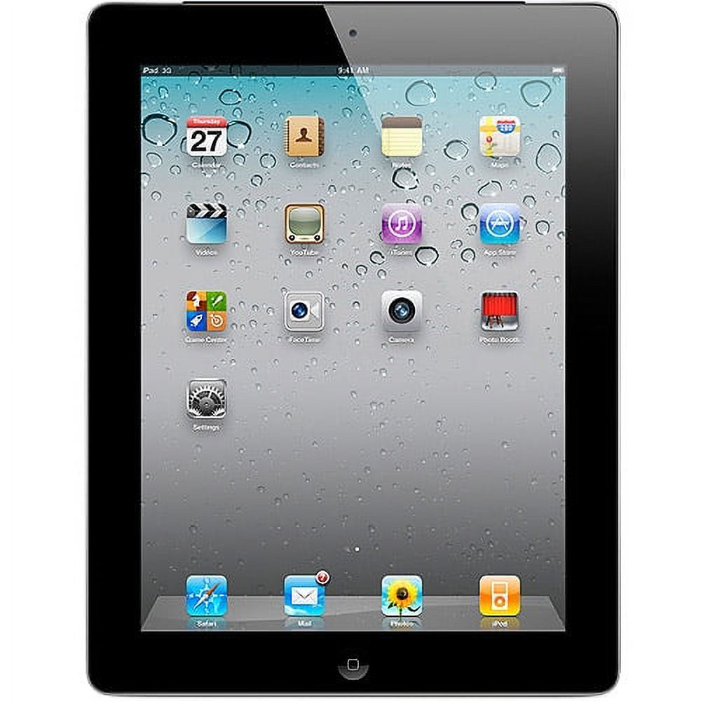 Apple iPad 2 Wi-Fi + 3G - 2nd generation - tablet - 64 GB - 9.7" IPS (1024 x 768) - 3G - AT&T - Black - image 1 of 9