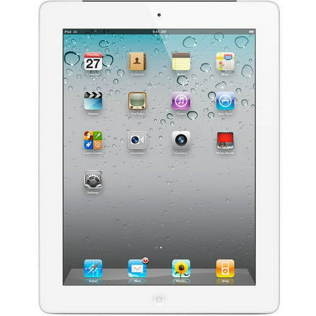 Apple iPad 2nd Gen 64GB White + AT&T
