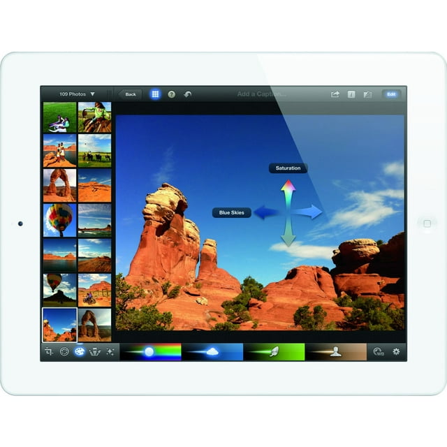 Apple iPad (3rd Generation) MD369LL/A Tablet, 9.7" QXGA, Cortex A9 Dual-core (2 Core) 1 GHz, 512 MB RAM, 16 GB Storage, iOS 5, 4G, White