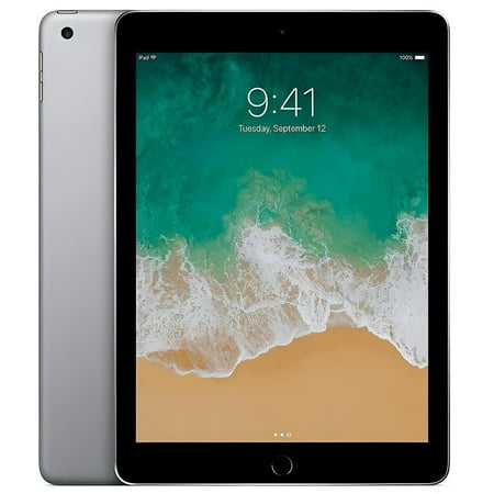 Apple iPad 5 128GB WiFi Only MP2H2LL/A - Space Gray (Scratch and Dent Used)