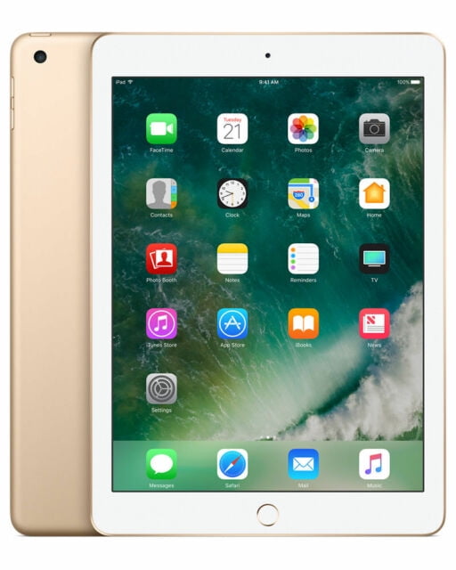 Pre-Owned Apple iPad 5th Gen A1822 (WiFi) 32GB Gold - Walmart.com
