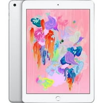 Pre-Owned Apple iPad 6 (6th Gen) 128GB - Wi-Fi - 9.7" - Silver - (2018) (Good)