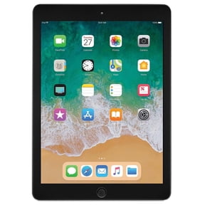 Pre-Owned Apple iPad 6 9.7 inch Apple A10 Fusion Quad-Core 2GB RAM 128GB Storage Wi-Fi Only Space Gray