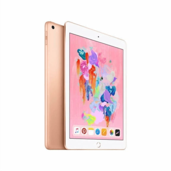 Restored Apple iPad 6th Gen 32GB Wi-Fi + Cellular 9.7in Gold