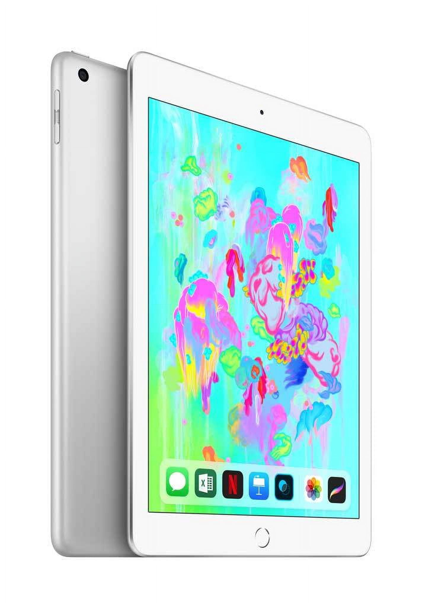 Apple iPad (6th Gen) 32GB Wi-Fi - Silver - Walmart.com