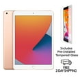 thumbnail image 1 of Pre-Owned Apple iPad 7th Gen A2200 (WiFi + Cellular Unlocked) 32GB Gold Bundle with Pre-Installed Tempered Glass, 1 of 5
