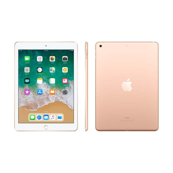 Pre-Owned Apple iPad 8th Gen A2428 (WiFi + Cellular Unlocked) 32GB Gold w/ Wireless Earbuds