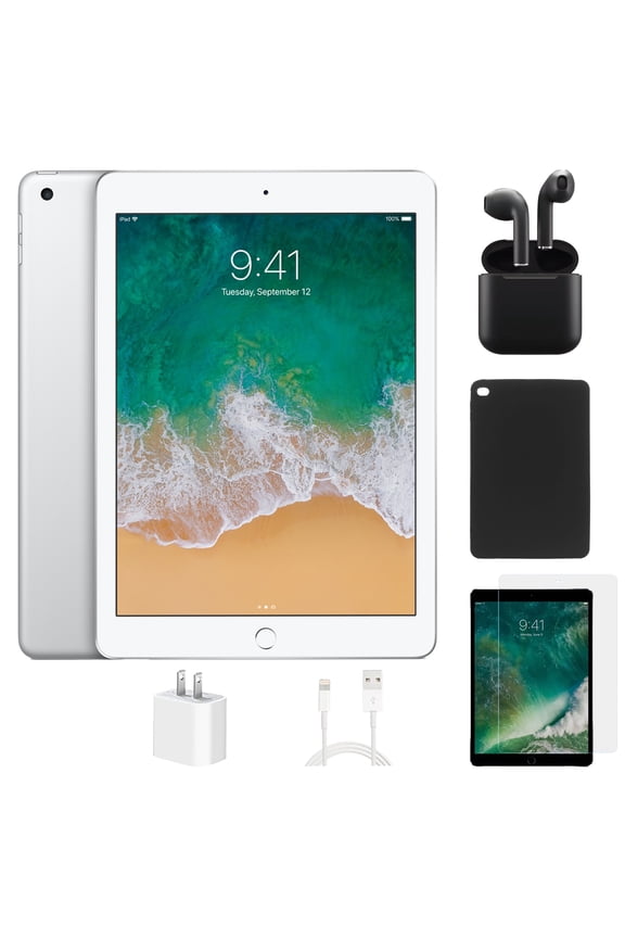 Restored Apple iPad 8th Gen (Wi-Fi) 32GB Silver Tablet Computer with A12 Bionic Chip