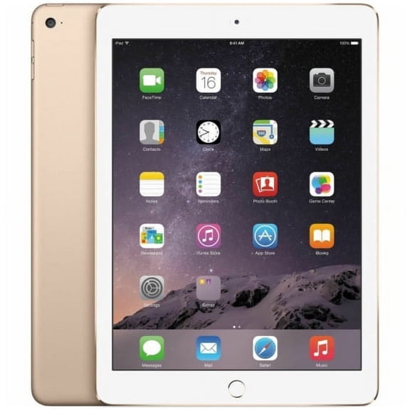 Restored Apple iPad Air 2 (2nd Gen) 32GB Gold Wi-Fi 9.7 inch Tablet Computer - MNV72LL/A
