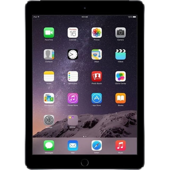 Restored Apple iPad Air 2 MGKL2LL/A Tablet, 9.7" QXGA, Apple A8X, 64 GB Storage, iOS 8, Space Gray