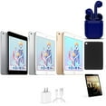 thumbnail image 1 of Restored Apple iPad Mini 4 | 7.9-inch Retina | 128GB | Latest OS | Wi-Fi Only | Bundle: Case, Pre-Installed Tempered Glass, Rapid Charger, Bluetooth/Wireless Airbuds By Certified 2 Day Express, 1 of 5