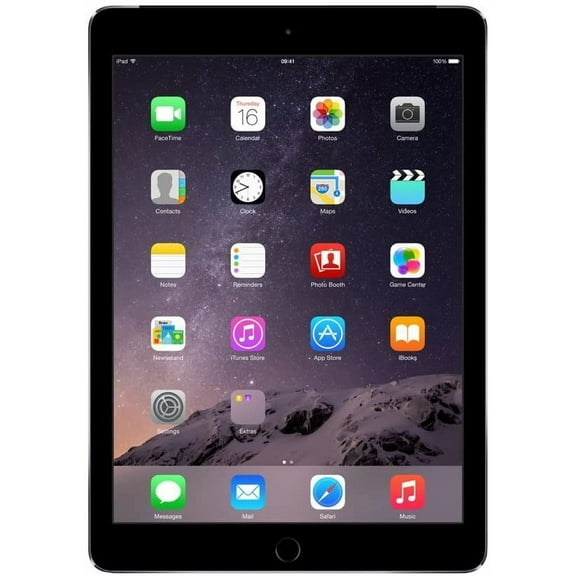 Restored Apple iPad Air 2 Wi-Fi + Cellular 128GB, Touch ID, Space Gray