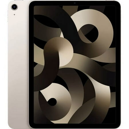 Apple iPad Air (5th Generation) A2588 Tablet, 10.9", Apple M1 Octa-core, 8 GB, 64 GB Storage, iPadOS 15, Star White