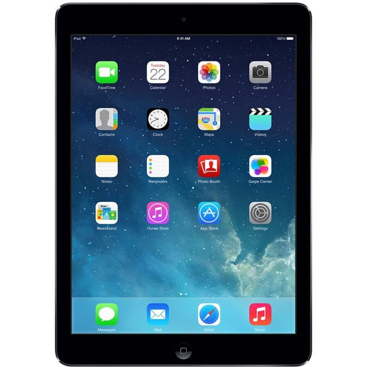 Apple iPad Air ME993LL/A Tablet, 9.7" QXGA, Apple A7, 16 GB Storage, iOS 7, Space Gray - image 1 of 5