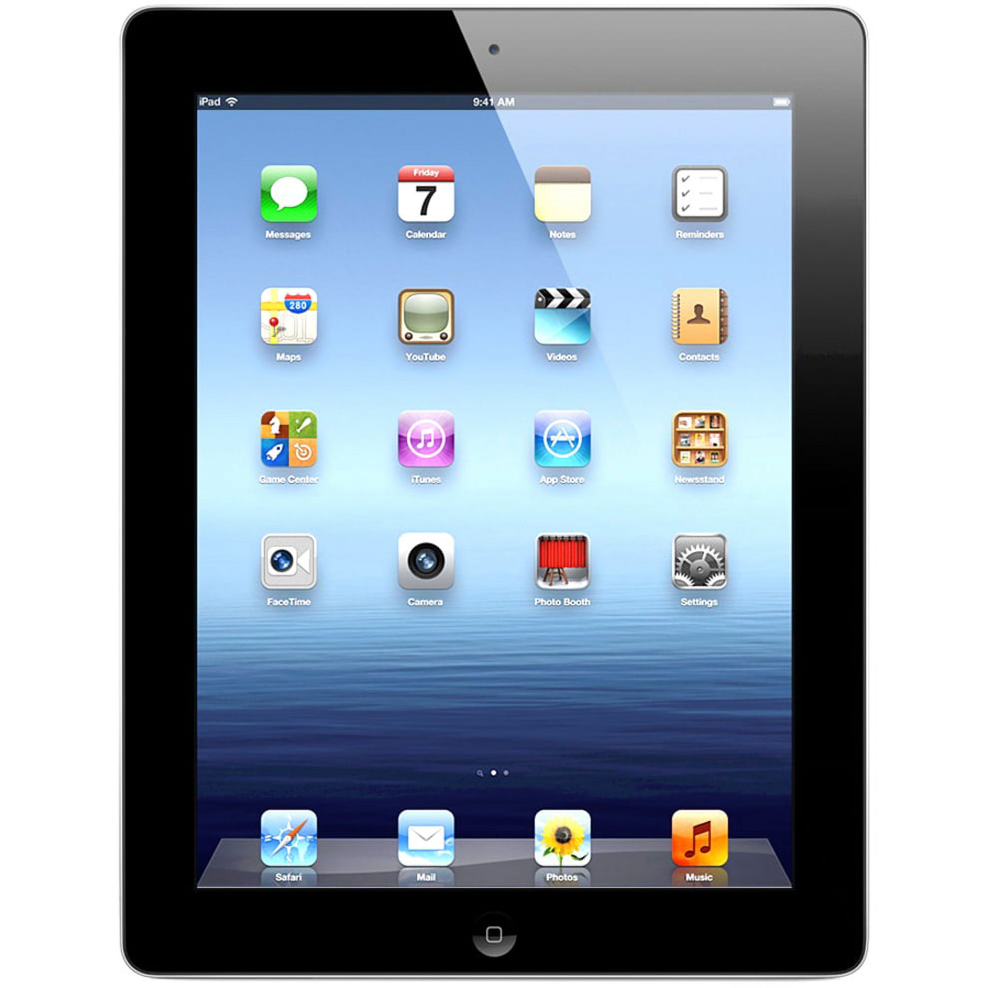 Apple iPad MD523LL/A Tablet, 9.7" QXGA, Apple A6X, 32 GB Storage, iOS 6, Black - image 1 of 6