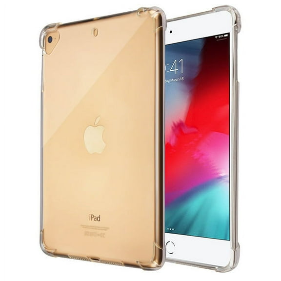 Apple iPad Mini 1/2/ with Retina Dispaly Case Flexible Soft Transparent TPU Shockproof Rubber Silicone Back Protective Hard Cover CLEAR Case for iPad Mini [A1489, A1490, A1491, A1432,A1454, A1455]